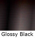 glossy black