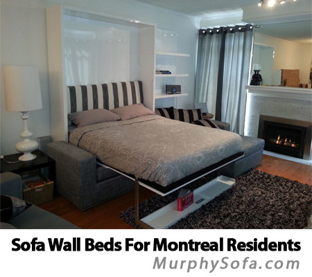 Montreal Space Saving Murphy Wall Beds With Sofas