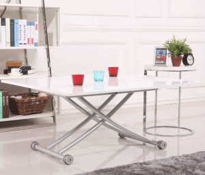 Transforming table - space saving coffee to dining open